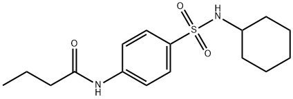 514825-26-4 N-{4-[(cyclohexylamino)sulfonyl]phenyl}butanamide