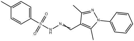 N'-[(3,5-dimethyl-1-phenyl-1H-pyrazol-4-yl)methylene]-4-methylbenzenesulfonohydrazide,514838-51-8,结构式