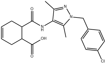 515150-22-8 6-({[1-(4-chlorobenzyl)-3,5-dimethyl-1H-pyrazol-4-yl]amino}carbonyl)-3-cyclohexene-1-carboxylic acid