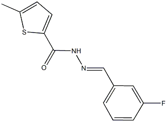 515175-52-7 N'-(3-fluorobenzylidene)-5-methyl-2-thiophenecarbohydrazide