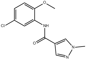 515176-88-2 N-(5-chloro-2-methoxyphenyl)-1-methyl-1H-pyrazole-4-carboxamide