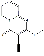 2-(methylsulfanyl)-4-oxo-4H-pyrido[1,2-a]pyrimidine-3-carbonitrile,51531-96-5,结构式