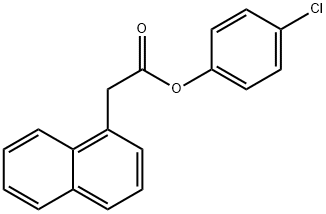 4-chlorophenyl 1-naphthylacetate Structure