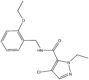 515829-26-2 4-chloro-N-(2-ethoxybenzyl)-1-ethyl-1H-pyrazole-5-carboxamide