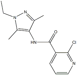 2-chloro-N-(1-ethyl-3,5-dimethyl-1H-pyrazol-4-yl)nicotinamide|