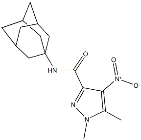 N-(1-adamantyl)-4-nitro-1,5-dimethyl-1H-pyrazole-3-carboxamide|