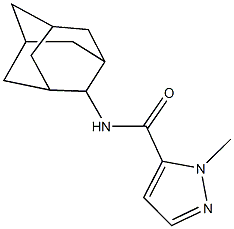 N-(2-adamantyl)-1-methyl-1H-pyrazole-5-carboxamide Structure