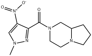 515848-49-4 2-({4-nitro-1-methyl-1H-pyrazol-3-yl}carbonyl)octahydropyrrolo[1,2-a]pyrazine