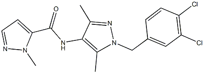 515848-92-7 N-[1-(3,4-dichlorobenzyl)-3,5-dimethyl-1H-pyrazol-4-yl]-1-methyl-1H-pyrazole-5-carboxamide