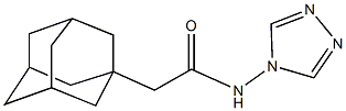 2-(1-adamantyl)-N-(4H-1,2,4-triazol-4-yl)acetamide Structure