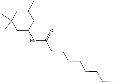 N-(3,3,5-trimethylcyclohexyl)nonanamide 化学構造式