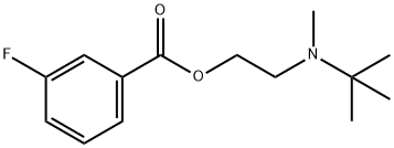 2-[tert-butyl(methyl)amino]ethyl 3-fluorobenzoate,515867-67-1,结构式