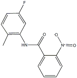 N-(5-fluoro-2-methylphenyl)-2-nitrobenzamide Structure