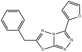 6-benzyl-3-(2-furyl)[1,2,4]triazolo[3,4-b][1,3,4]thiadiazole Structure