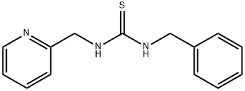 N-benzyl-N'-(2-pyridinylmethyl)thiourea Struktur