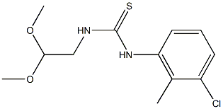 516458-93-8 N-(3-chloro-2-methylphenyl)-N'-(2,2-dimethoxyethyl)thiourea