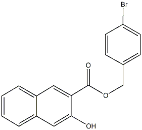 4-bromobenzyl 3-hydroxy-2-naphthoate Structure