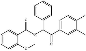 2-(3,4-dimethylphenyl)-2-oxo-1-phenylethyl 2-methoxybenzoate|