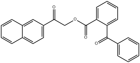 2-(2-naphthyl)-2-oxoethyl 2-benzoylbenzoate Structure