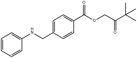 516469-44-6 3,3-dimethyl-2-oxobutyl 4-(anilinomethyl)benzoate