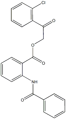 516469-82-2 2-(2-chlorophenyl)-2-oxoethyl 2-(benzoylamino)benzoate