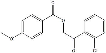 516470-16-9 2-(2-chlorophenyl)-2-oxoethyl 4-methoxybenzoate