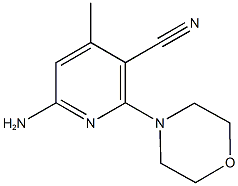 6-amino-4-methyl-2-(4-morpholinyl)nicotinonitrile|