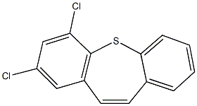 2,4-dichlorodibenzo[b,f]thiepine Structure