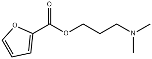 3-(dimethylamino)propyl 2-furoate 化学構造式