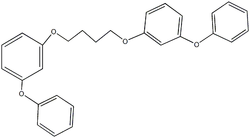 1-phenoxy-3-[4-(3-phenoxyphenoxy)butoxy]benzene 结构式