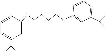 1-isopropyl-3-[4-(3-isopropylphenoxy)butoxy]benzene Structure