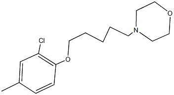 2-chloro-4-methylphenyl 5-(4-morpholinyl)pentyl ether|