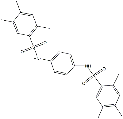 2,4,5-trimethyl-N-(4-{[(2,4,5-trimethylphenyl)sulfonyl]amino}phenyl)benzenesulfonamide|