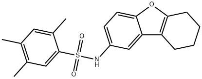 2,4,5-trimethyl-N-(6,7,8,9-tetrahydrodibenzo[b,d]furan-2-yl)benzenesulfonamide|