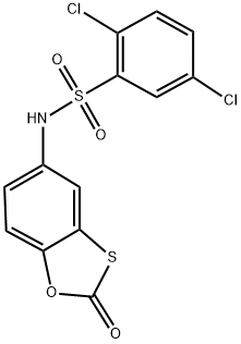 2,5-dichloro-N-(2-oxo-1,3-benzoxathiol-5-yl)benzenesulfonamide|