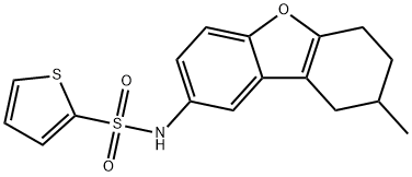 N-(8-methyl-6,7,8,9-tetrahydrodibenzo[b,d]furan-2-yl)-2-thiophenesulfonamide|