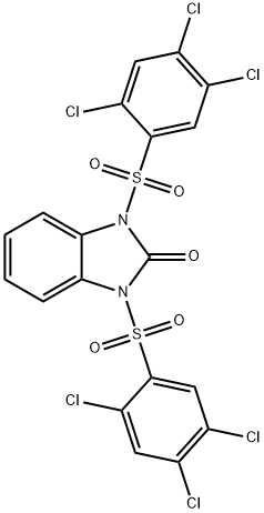 518303-68-9 1,3-bis[(2,4,5-trichlorophenyl)sulfonyl]-1,3-dihydro-2H-benzimidazol-2-one