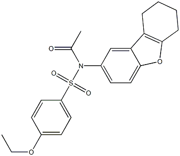 518304-47-7 N-acetyl-4-ethoxy-N-(6,7,8,9-tetrahydrodibenzo[b,d]furan-2-yl)benzenesulfonamide