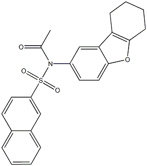 N-acetyl-N-(6,7,8,9-tetrahydrodibenzo[b,d]furan-2-yl)-2-naphthalenesulfonamide|
