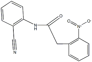 N-(2-cyanophenyl)-2-{2-nitrophenyl}acetamide|