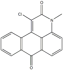 1-chloro-3-methyl-3H-naphtho[1,2,3-de]quinoline-2,7-dione,51945-32-5,结构式
