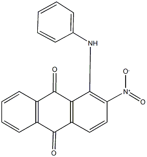 1-anilino-2-nitroanthra-9,10-quinone Structure