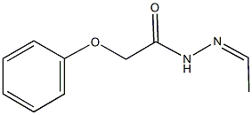 N'-ethylidene-2-phenoxyacetohydrazide Structure