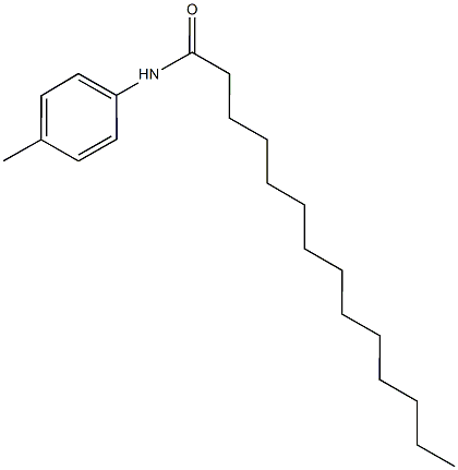 N-(4-methylphenyl)tetradecanamide Struktur