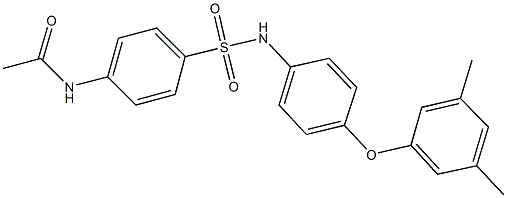 N-(4-{[4-(3,5-dimethylphenoxy)anilino]sulfonyl}phenyl)acetamide|