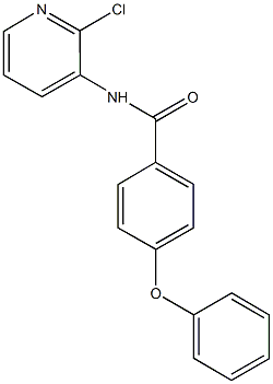 N-(2-chloro-3-pyridinyl)-4-phenoxybenzamide Struktur