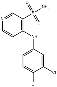 4-(3,4-dichloroanilino)-3-pyridinesulfonamide Structure