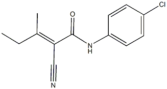 522593-92-6 N-(4-chlorophenyl)-2-cyano-3-methyl-2-pentenamide