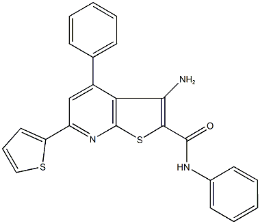 3-amino-N,4-diphenyl-6-(2-thienyl)thieno[2,3-b]pyridine-2-carboxamide|