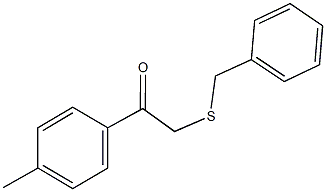 2-(benzylsulfanyl)-1-(4-methylphenyl)ethanone Structure